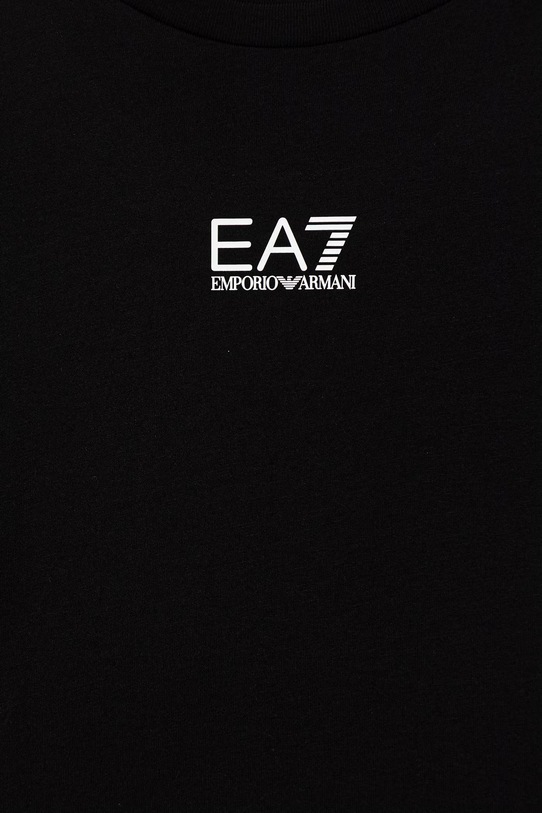 EA7 Emporio Armani komplet bawełniany dziecięcy czarny 7B000294.AF10378