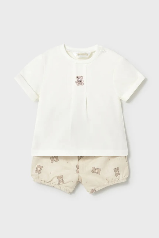 Mayoral Newborn komplet niemowlęcy wzorzyste beżowy 1274.1B.Newborn.PPY2