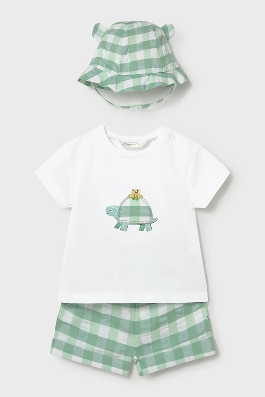 Σετ μωρού Mayoral Newborn απλικέ πράσινο 1276.1C.Newborn.PPY2