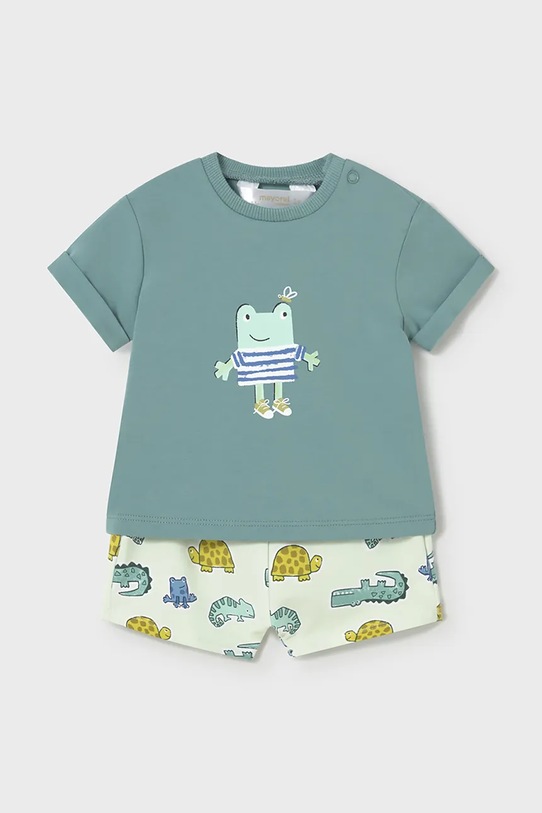 Σετ μωρού Mayoral Newborn στάμπα τιρκουάζ 1277.1G.Newborn.PPY2