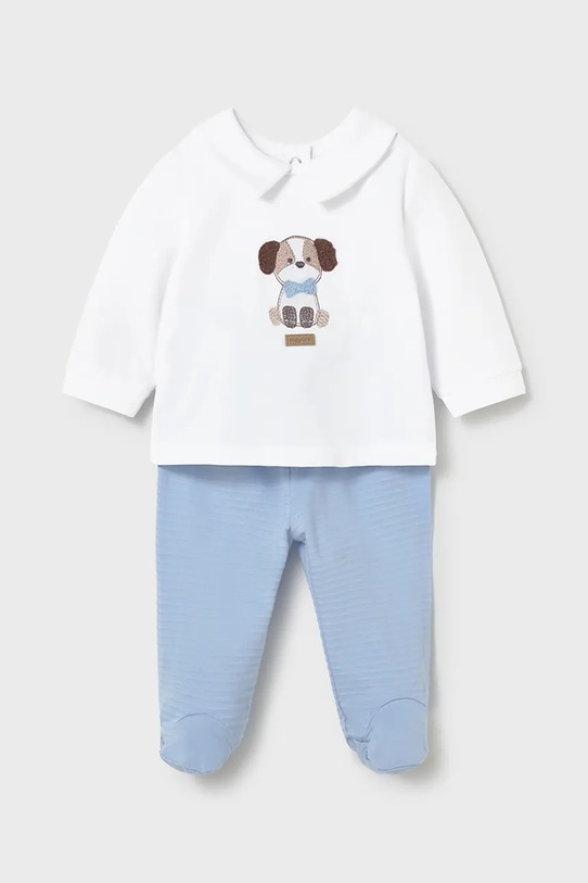 Mayoral Newborn komplet niemowlęcy dzianina niebieski 1501.1C.Newborn.PPY2