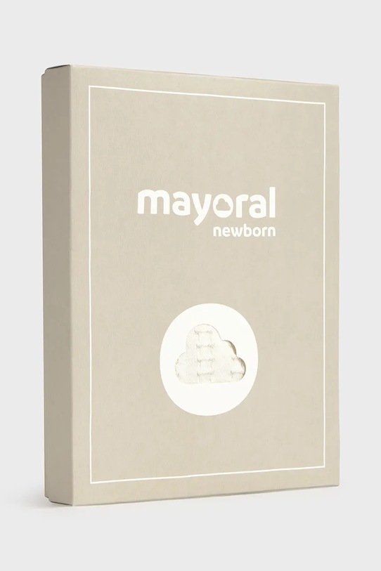 Βρεφικό βαμβακερό σετ Mayoral Newborn λευκό 1502.1D.Newborn.PPY2