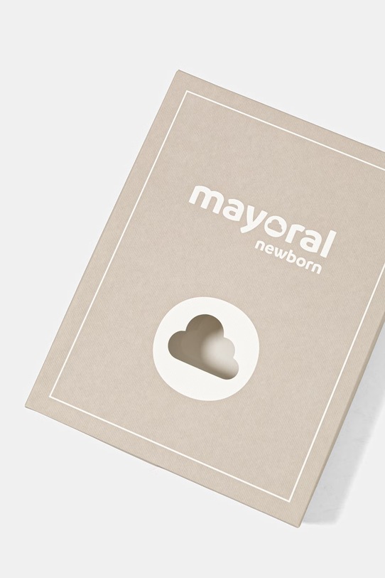 Mayoral Newborn komplet bawełniany niemowlęcy 1502.1D.Newborn.PPY2 brązowy