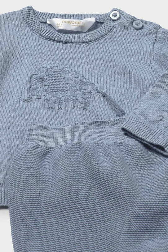 Chłopiec Mayoral Newborn komplet bawełniany niemowlęcy 1502.1D.Newborn.PPY2 niebieski