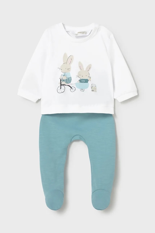 Mayoral Newborn komplet niemowlęcy wzorzyste niebieski 1599.1F.Newborn.PPY2