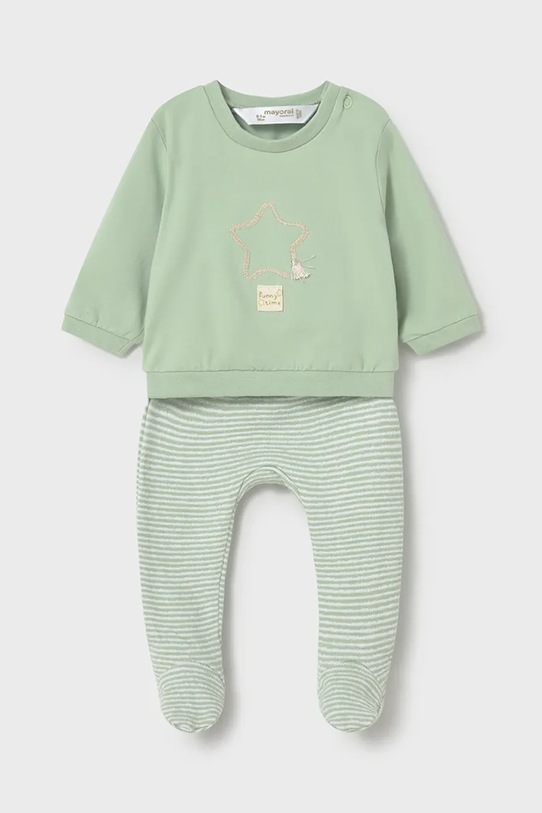 Kojenecká sada Mayoral Newborn nášivka zelená 1599.1F.Newborn.PPY2