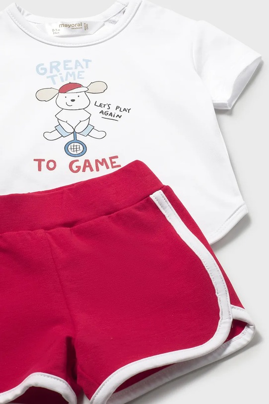Σετ μωρού Mayoral Newborn 2-pack κόκκινο 1627.1P.Newborn.PPY2