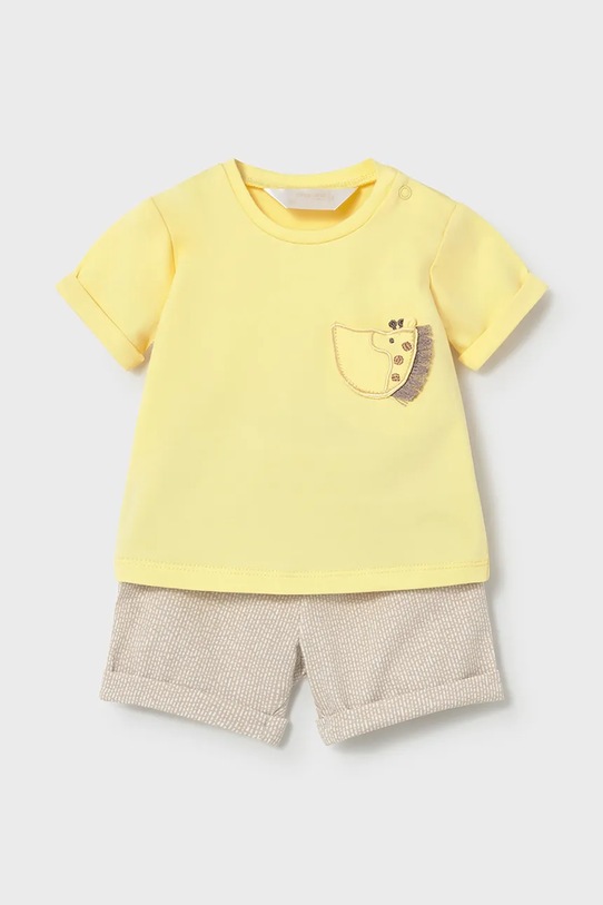 Σετ μωρού Mayoral Newborn 2-pack 1652.1E.Newborn.PPY2 κίτρινο SS26