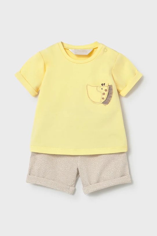 Σετ μωρού Mayoral Newborn 2-pack 1652.1E.Newborn.PPY2 κίτρινο SS26