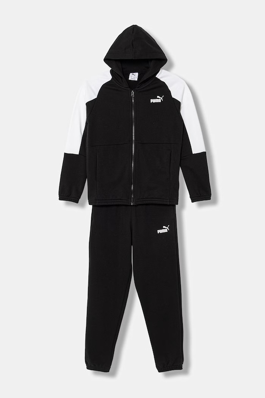 Παιδική φόρμα Puma ESS BLOCK στάμπα μαύρο 693334