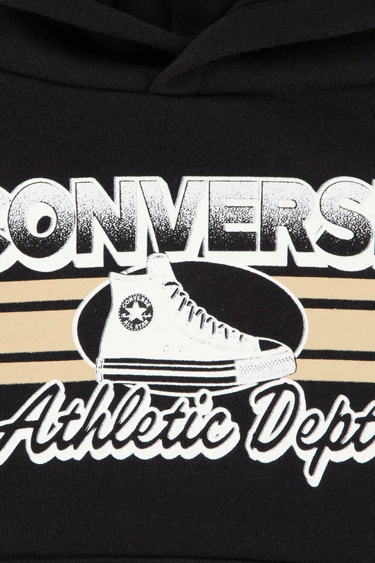 Chłopiec Converse dres niemowlęcy 6CH949 czarny