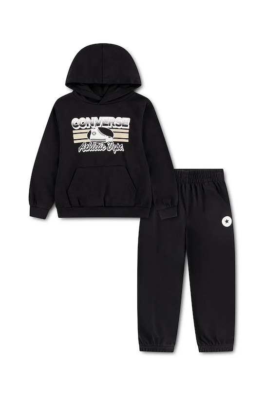 Converse tuta per bambini maglia nero 8CH949