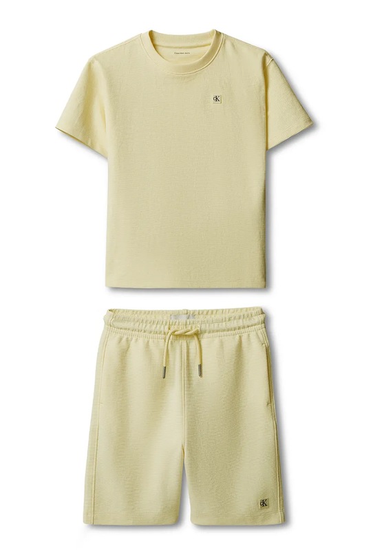 Calvin Klein Jeans set dětské s bavlnou LVCKSJI19B.128.176.PPY2 žlutá SS26