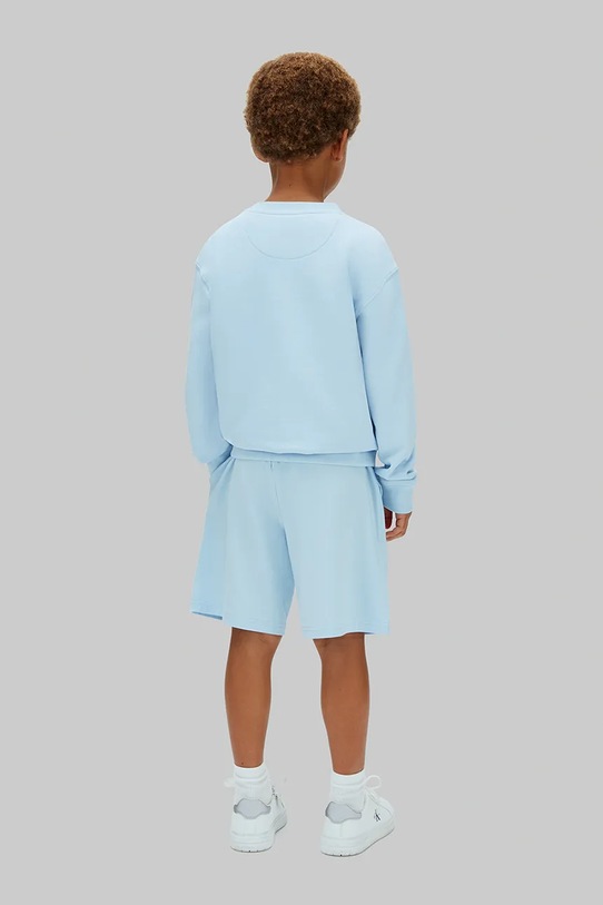 Αγορίστικα Calvin Klein Jeans Σετ φόρμας παιδικό βαμβακερό LVCKSJI18B.104.116.PPY2 μπλε