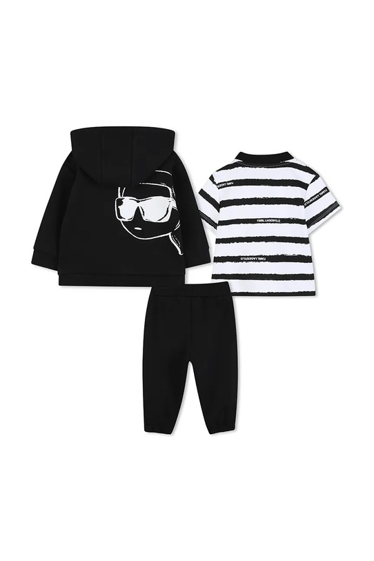 Σετ μωρού Karl Lagerfeld Z31073.71.81 μαύρο SS26
