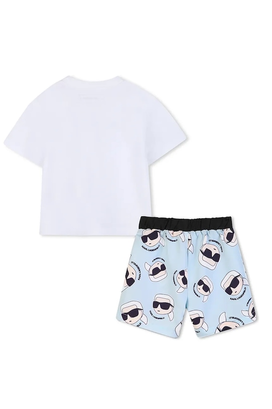Detská súprava Karl Lagerfeld Z31067.86.108 biela SS26