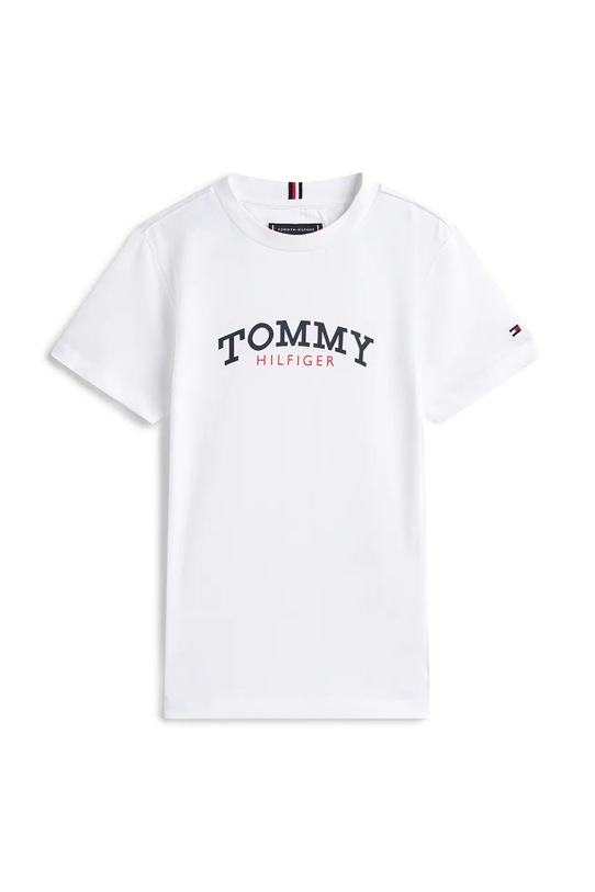 Tommy Hilfiger komplet dziecięcy z bawełny KB0KB10290.92.122.PPY2 biały SS26