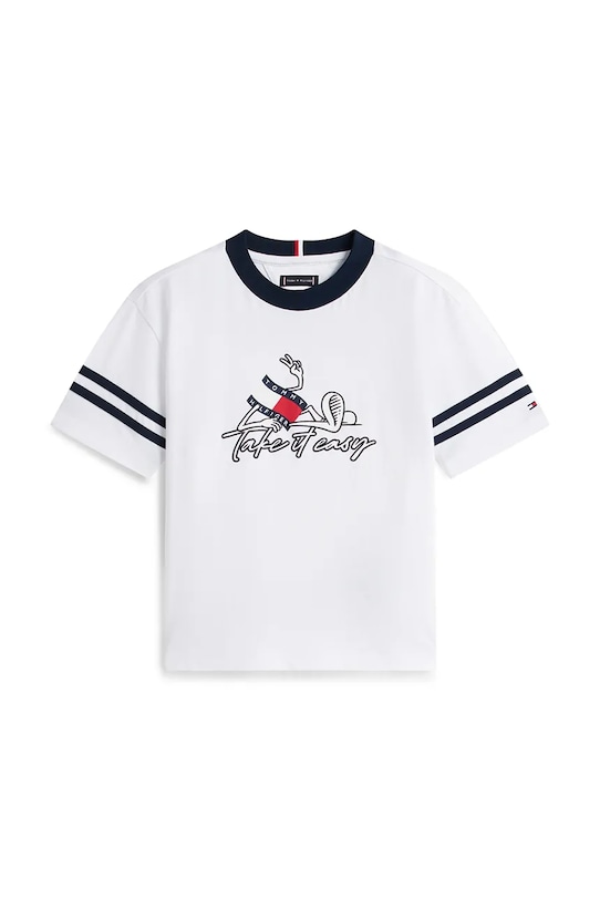 Chłopiec Tommy Hilfiger komplet dziecięcy bawełniany KB0KB10410.92.116.PPY2 granatowy