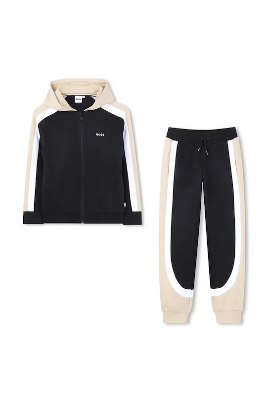 Παιδική φόρμα BOSS J53004.162.174 μαύρο SS26