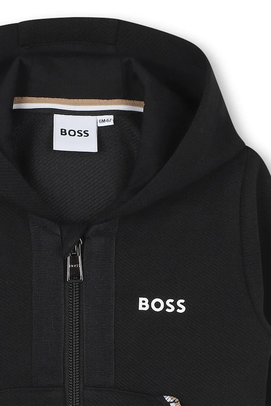 Tepláková súprava pre bábätká BOSS čierna J52849.86.94