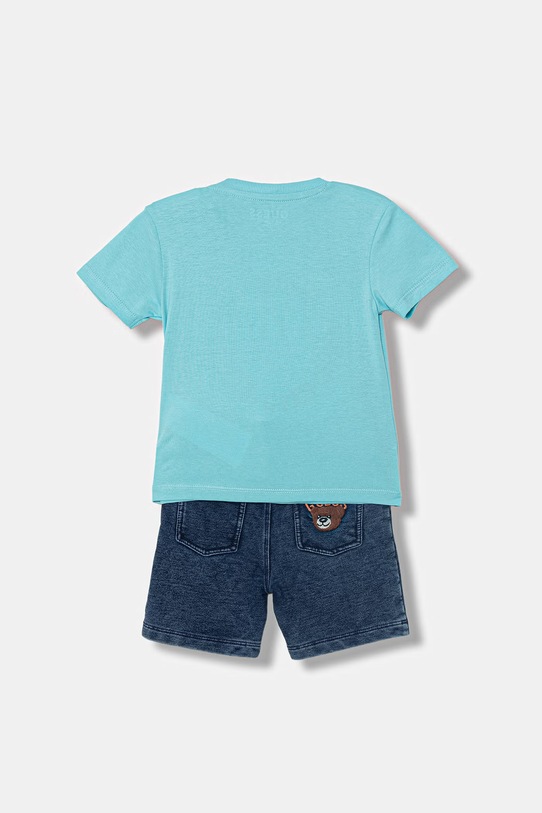 Guess komplet dziecięcy bawełniany I6GG05.K8HM4.PPY2.M niebieski SS26