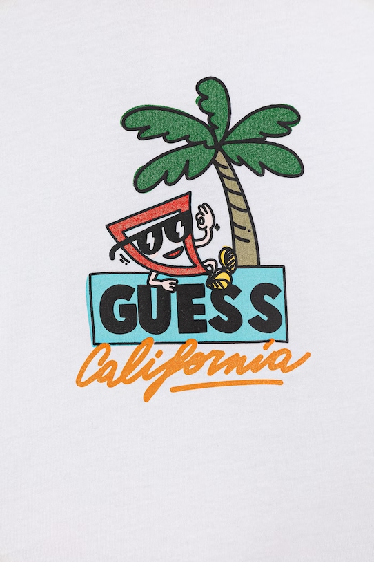 Chłopiec Guess komplet codzienny dziecięcy bawełniany I6GG06.K8HM4.PPY2.M biały