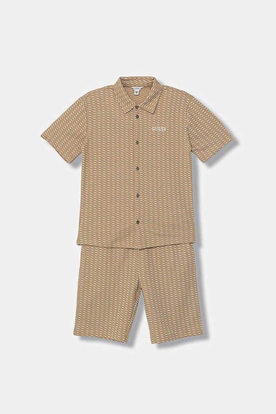 Guess komplet dziecięcy beżowy L6GG01.KF880.PPY2.M