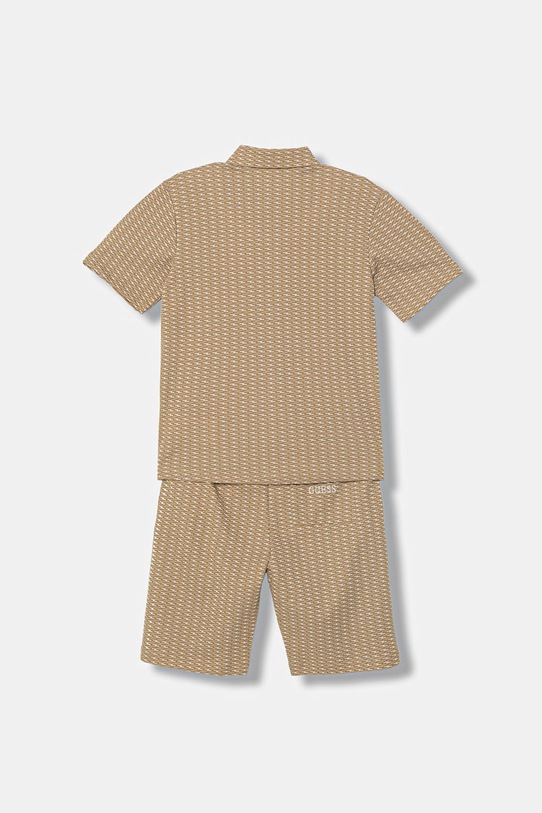 Guess komplet dziecięcy L6GG01.KF880.PPY2.M beżowy SS26