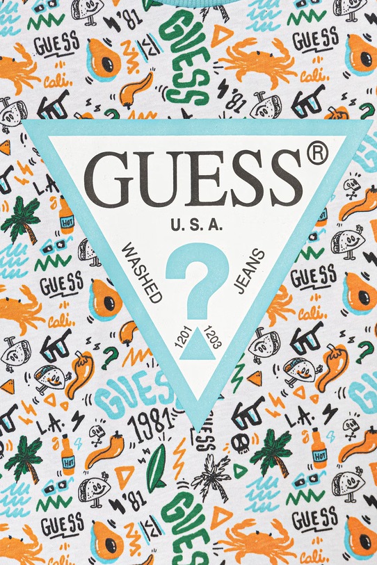 Chłopiec Guess komplet bawełniany dziecięcy 2-pack N6GG00.K8HM4.PPY2.M niebieski