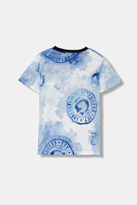 Pamučna dječja trenirka Guess 2-pack N6GG00.K8HM4.PPY2.M mornarsko plava SS26