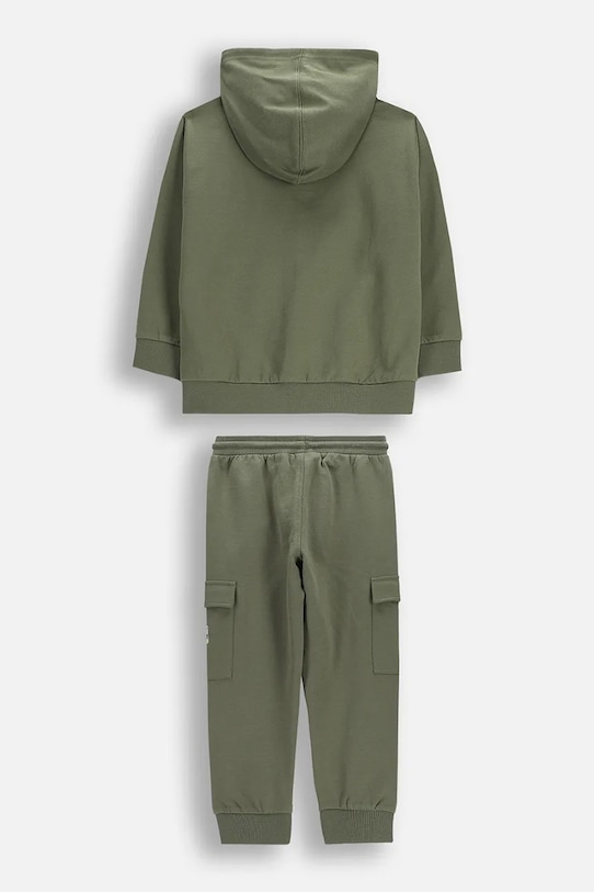 Coccodrillo σετ φόρμας παιδικό βαμβακερό WC6117405XXB πράσινο SS26