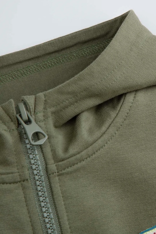 Αγορίστικα Coccodrillo σετ φόρμας παιδικό βαμβακερό WC6117405XXB πράσινο