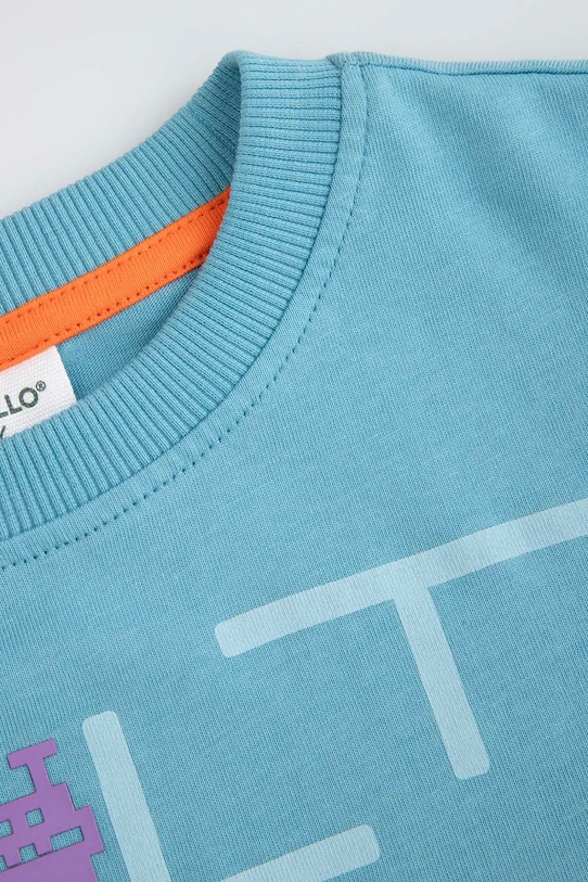 Αγορίστικα Coccodrillo σετ φόρμας παιδικό βαμβακερό WC6117408XXB μπλε