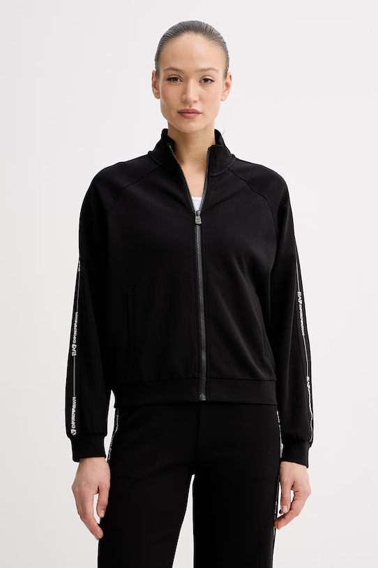 EA7 Emporio Armani komplet dresowy damski z bawełny AF12501.7W000979 czarny SS26