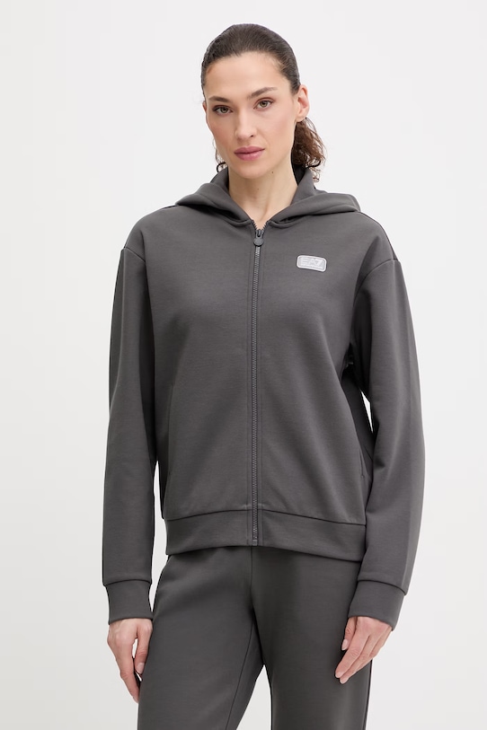 Tepláková súprava EA7 Emporio Armani AF10443.7W001118 sivá SS26