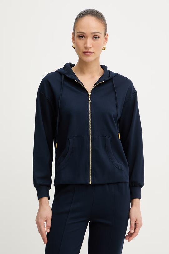 Twinset komplet dresowy damski z wiskozy 261LL2MAA granatowy SS26