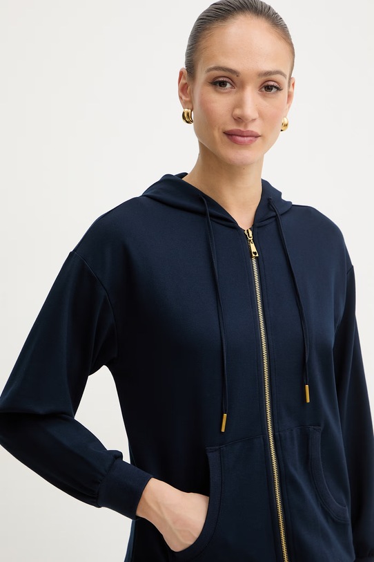 Twinset komplet dresowy damski z wiskozy 261LL2MAA granatowy