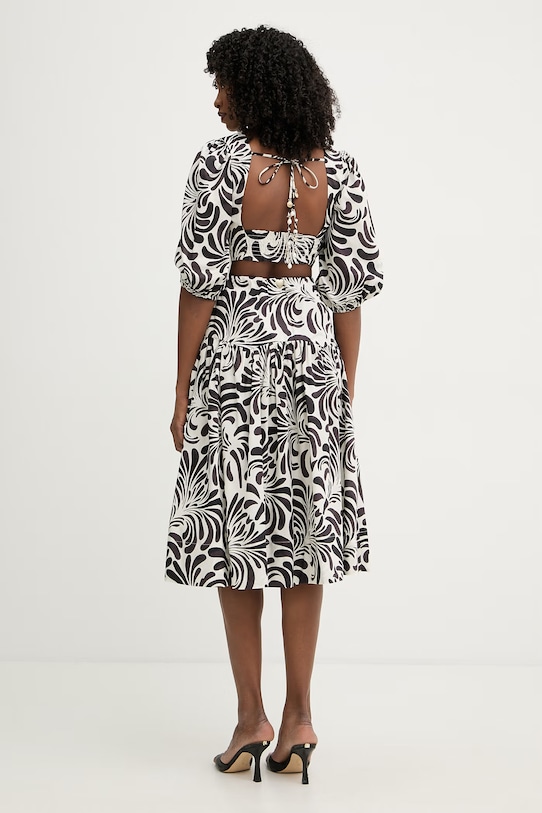 Odzież Twinset komplet codzienny damski bawełniany 261LM2QDD brązowy