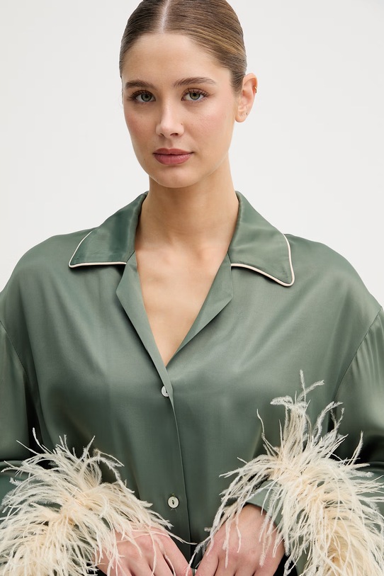 The Sleeper komplet damski z wiskozy zielony MCSP02P022F