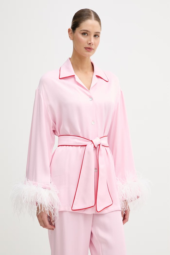 The Sleeper komplet damski z wiskozy MCSP02P006F różowy SS26