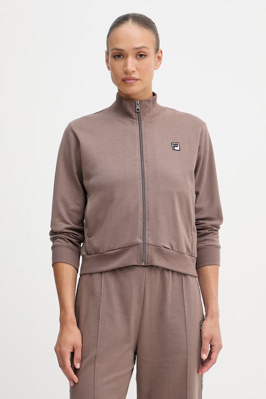 Fila compleu de trening pentru femei, din bumbac FPS4224 maro SS26