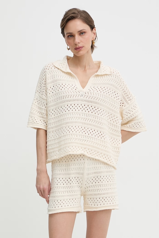 Haveone compleu pentru femei, din bumbac bej HNC.Q003