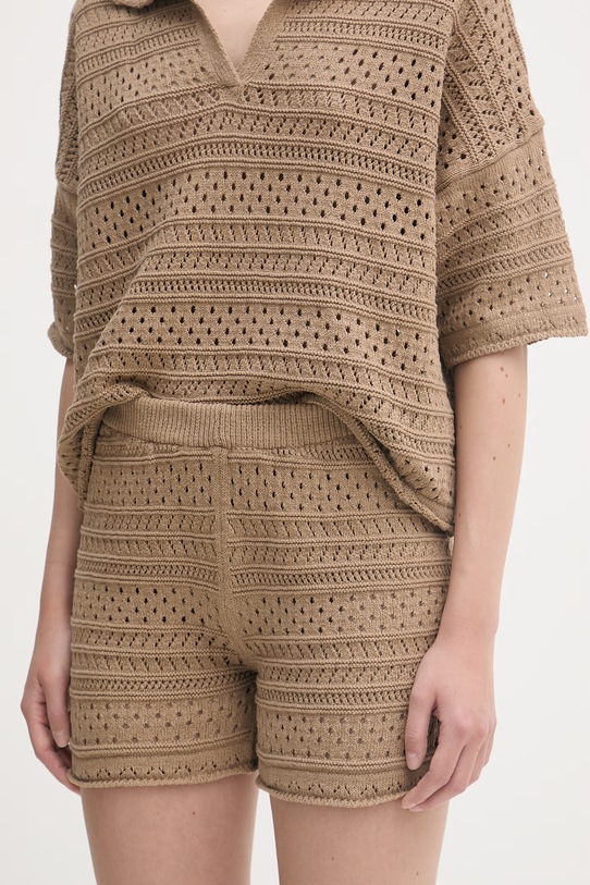 Odzież Haveone komplet damski z bawełną HNC.Q003 beżowy