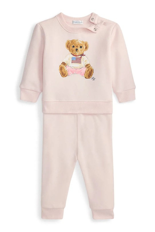 Polo Ralph Lauren dres niemowlęcy dzianina różowy 310P02078002