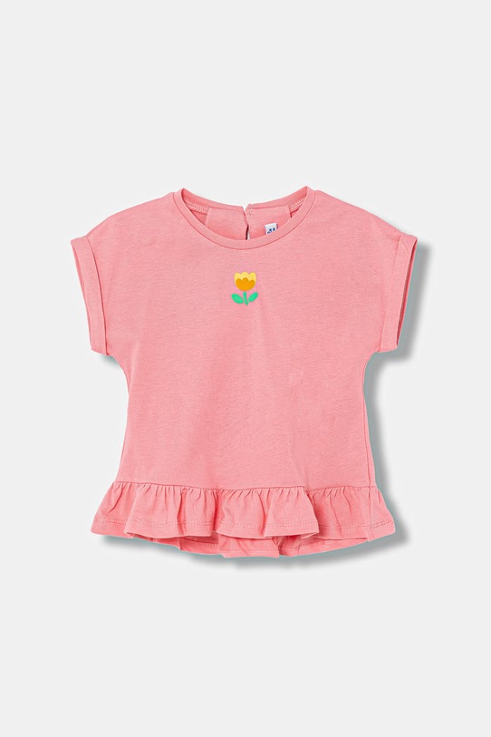 Mayoral komplet bawełniany dziecięcy 1206.4J.Baby.PPY2 różowy SS26