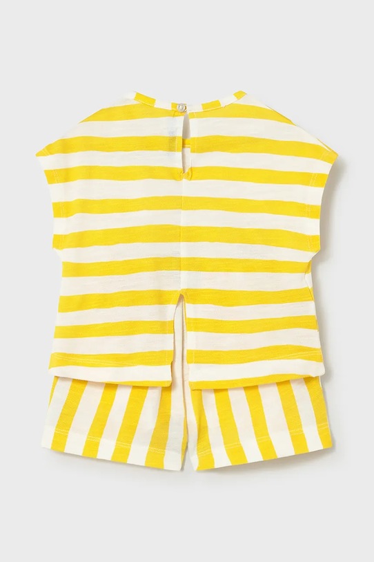 Detská bavlnená súprava Mayoral 1208.4K.Baby.PPY2 žltá SS26