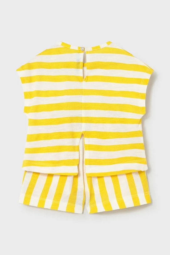 Detská bavlnená súprava Mayoral 1208.4K.Baby.PPY2 žltá SS26