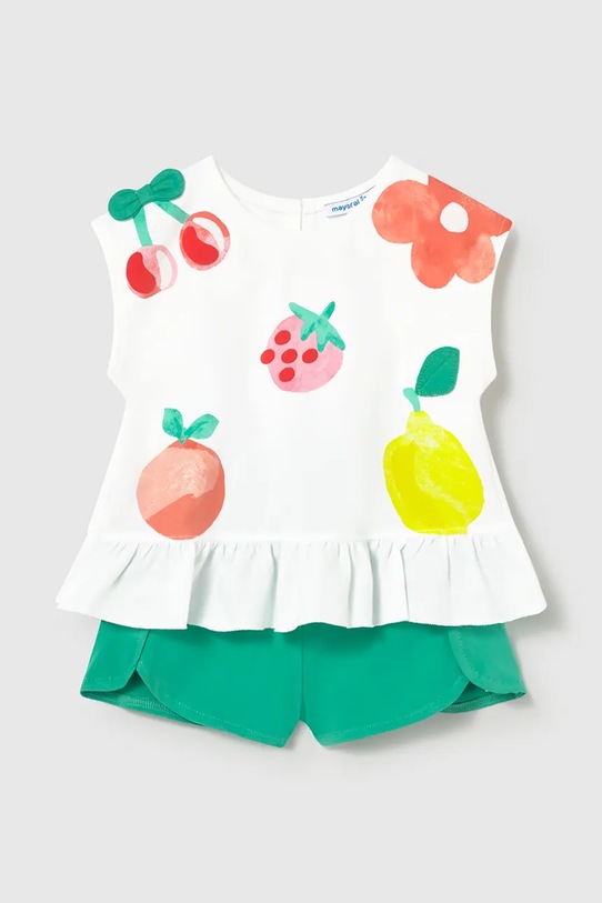 Mayoral komplet dziecięcy wzorzyste turkusowy 1209.4L.Baby.PPY2