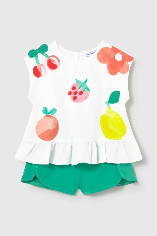 Mayoral komplet dziecięcy wzorzyste turkusowy 1209.4L.Baby.PPY2