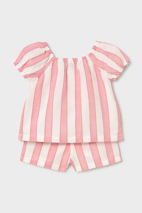 Mayoral komplet bawełniany niemowlęcy 1211.4A.Baby.PPY2 różowy SS26